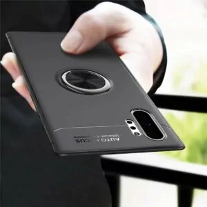 0 Phone Case For Samsung Galaxy Note 10 Case Luxurry Magnetic Ring Soft Silicone Cover For Galaxy