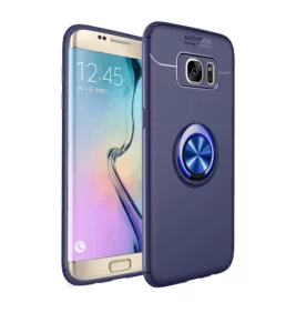 1 BYHeYang For Samsung Galaxy S7 Edge Full Cover 360 Degree Ring Finger Holder Car Magnet Phone
