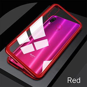 2 Magnetic Attraction Case For Xiaomi Redmi Note 7 6 5 K20 Pro Metal Shockproof Case For