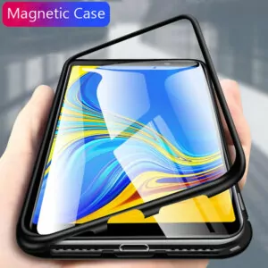 360 Magnetic Case For Samsung Galaxy A7 2018 A50 S10 Plus S 10 Flip Glass Back 1 1