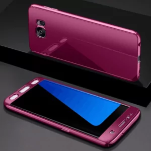 3 GerTong 3 in 1 Plating Laser Mirror Case For Samsung Galaxy Note8 S7 Edge S8 S9