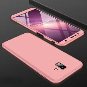 5 360 Degree Cover For Samsung J6 Plus Case 3 In 1 Hard PC Protective Case For