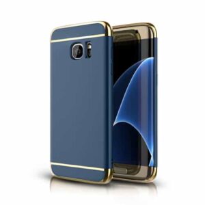 For Galaxy S7 Edge Case Luxury 3 in 1 Metal Bling S7 Edge Case For Samsung 5