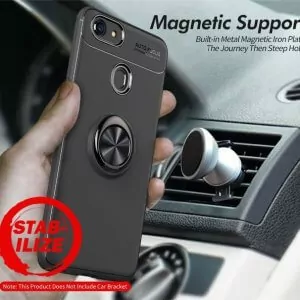 Luxury For OPPO F7 Case Cover Car Holder Stand Magnetic Bracket For Oppo F5 Ring Case 1 compressor 1