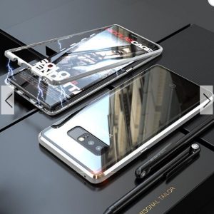 Magnetic Case 2 in 1 Samsung Note 8 Silver