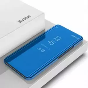 OPPO F11 Clear View Standing Cover Case Blue 1