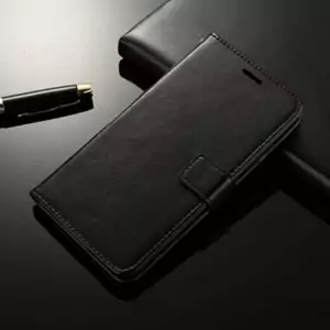 OPPO F11 Flip Wallet Leather Cover Case Black