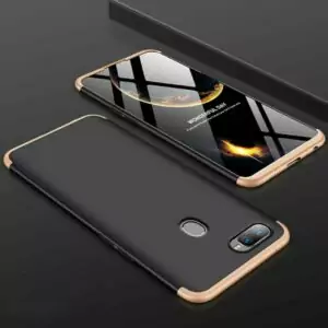 OPPO F7 Youth Armor 360 Full Cover Baby Skin Hard Case Hitam List Gold compressor 1