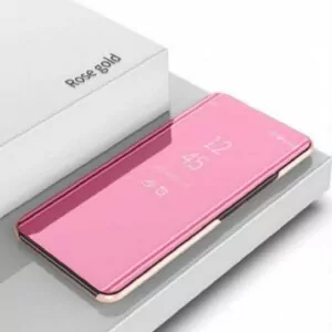 OPPO F9 Clear View Standing Cover Case Rose Gold