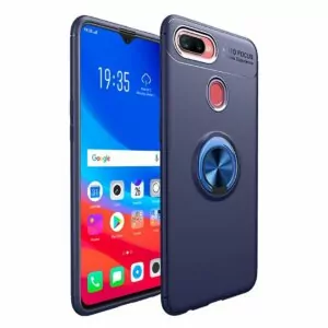OPPO F9 Iring Invisible Softcase Navy 1