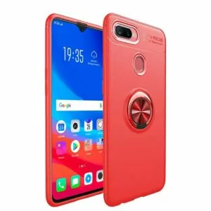 OPPO F9 Iring Invisible Softcase Red