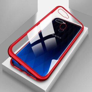 OPPO F9 Magnetic Case 2 in 1 Cover Red