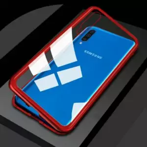 Samsung Galaxy A50 Magnetic Case 2 in 1 Cover Red