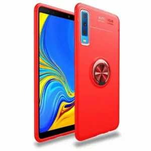 Samsung Galaxy A7 2018 Iring Invisible Softcase Red