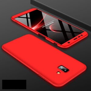 Samsung Galaxy J6 Plus Hardcase 360 Protection Red 1