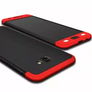 Samsung Galaxy J7 Prime Hardcase 360 Protection Black Red 1