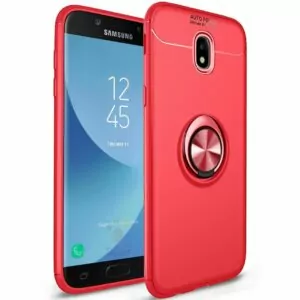 Samsung Galaxy J7 Pro Iring Invisible Softcase Red