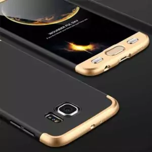 Samsung S6 Edge S6 Edge Plus Hardcase 360 Protection Black Gold