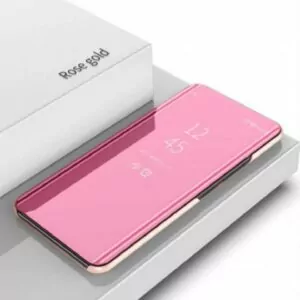 VIVO V11 V11 Pro Clear View Standing Cover Case Rose Gold