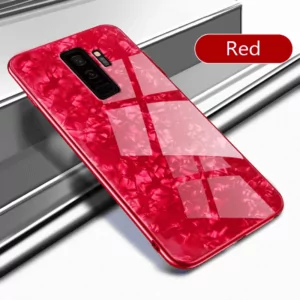 0 Glitter Bling Tempered Glass Phone Case For Samsung Galaxy S20 Ultra S10E S20 S10 S9 S8