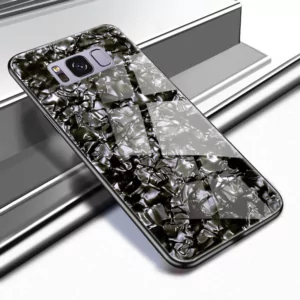 0 ProElite Luxury Back Shockproof Tempered Glass Cover Mirror Hard Phone Full Case for Samsung Galaxy S8