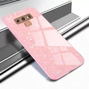 1 Luxury Bling Shell Case For Samsung Galaxy S8 S9 Plus Cases Tempered Glass Silicone Soft Flip