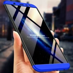 1 Untuk Samsung J8 2018 Case 360 Perlindungan Sepenuhnya Tahan Guncangan Keras Tipis Kembali Menutupi untuk Samsung