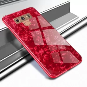 2 Luxury Bling Shell Case For Samsung Galaxy S8 S9 Plus Cases Tempered Glass Silicone Soft Flip