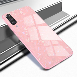 2 Shell Pattern For Xiaomi Mi 9 Tempered Glass Case Back Cover Soft TPU Anti Scratch For
