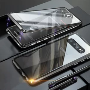3 360 Magnetic Adsorption Metal Phone Case For Samsung Galaxy S8 Case S9 S10 Plus Note 10