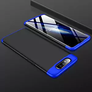 0 GKK Case for Samsung A80 Case 360 Full Protection With Tempered Glass 3 in 1 Matte