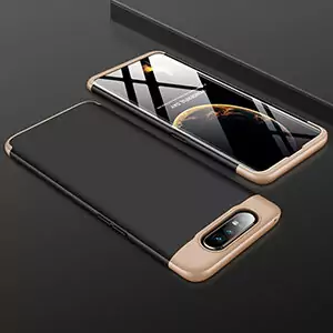 2 GKK Case for Samsung A80 Case 360 Full Protection With Tempered Glass 3 in 1 Matte