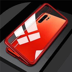 2 Magnetic Phone Case For Huawei P30 lite light Case Glass Back Hard Cover On Hauwei Huawey min