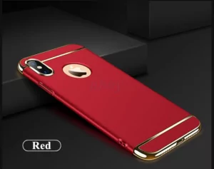 3 Luxury Gold Hard Case For iPhone 7 8 X XR XS Max 6 Plus Back Cover