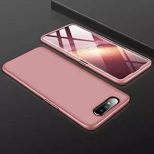 5 GKK Case for Samsung A80 Case 360 Full Protection With Tempered Glass 3 in 1 Matte