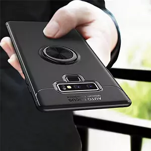 0 Luxury Case for Samsung Galaxy Note 9 Case Invisible Finger Ring Hybrid Car Holder Magnetic Bracket 1