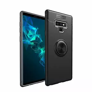 0 Luxury Case for Samsung Galaxy Note 9 Case Invisible Finger Ring Hybrid Car Holder Magnetic Bracket