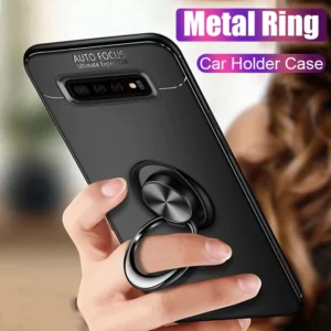 0 Luxury Shockproof Metal Ring Case On The For Samsung Galaxy S8 S9 Plus S10 Lite Phone