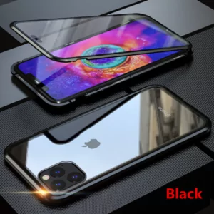 0 Metal Magnetic Adsorption Flip Case For iPhone 11 Pro Max XS MAX XR 8 7 6s