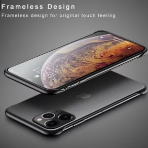 2 YISAHNGOU For iPhone 11 Pro Max 10 8 7 6 6s Plus Frameless Matte Clear Hard