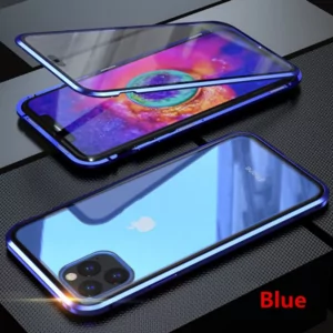 6 Metal Magnetic Adsorption Flip Case For iPhone 11 Pro Max XS MAX XR 8 7 6s