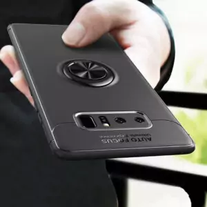 0 Phone Cases For Samsung Galaxy Note 8 Magnetic Bracket Ring Car Holder Luxury Silicon Shockproof Tpu 2