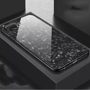 2 OPPO A3S Shinning Marmer Glass Case