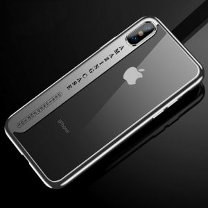 Amazing Luxury Transparent iPhone X Silver