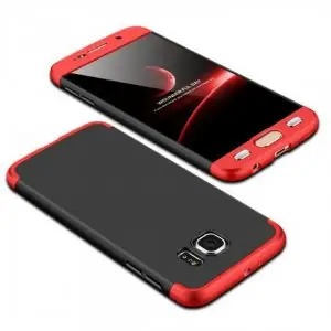 Armor S6 Edge Red Black