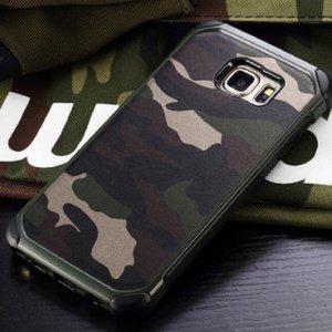Army Case Samsung Galaxy Note 5 Hard Soft Thin Casing HP Cover Silikon Green