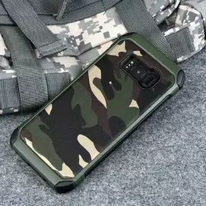 Army Military Sport Tech Armor Soft Case Shockproof S8 Green