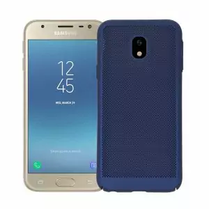 BONVAN-for-Samsung-Glaxy-J7-J5-J3-2017-Pro-Prime-Heat-Dissipation-Case-Hollow-Matte-Breathable_Blue-min