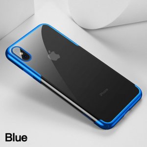 Baseus Hard Case Premium Plating iPhone XS Max Blue