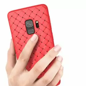 Breathable-Plaid-Weaved-Case-for-Samsung-Galaxy-S9-S8-Plus-Note-8-A8-J2-J3-J5_Red (2)
